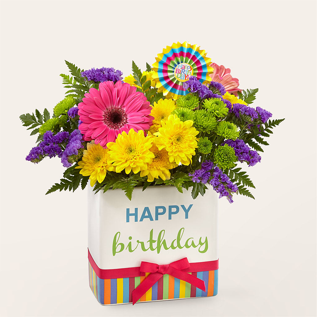 Birthday Brights Bouquet – Halstead Floral At The Plaza, Halstead KS