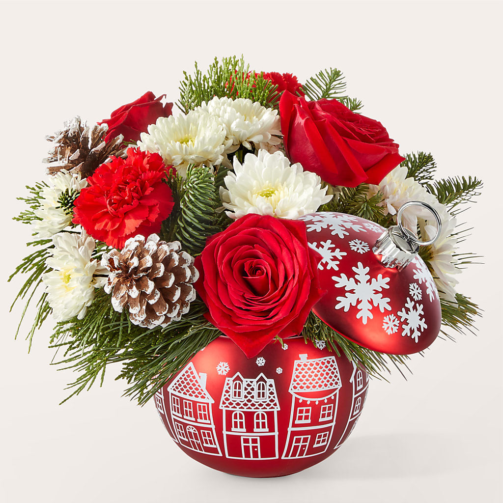 Christmas Village Ornament – Halstead Floral At The Plaza, Halstead KS