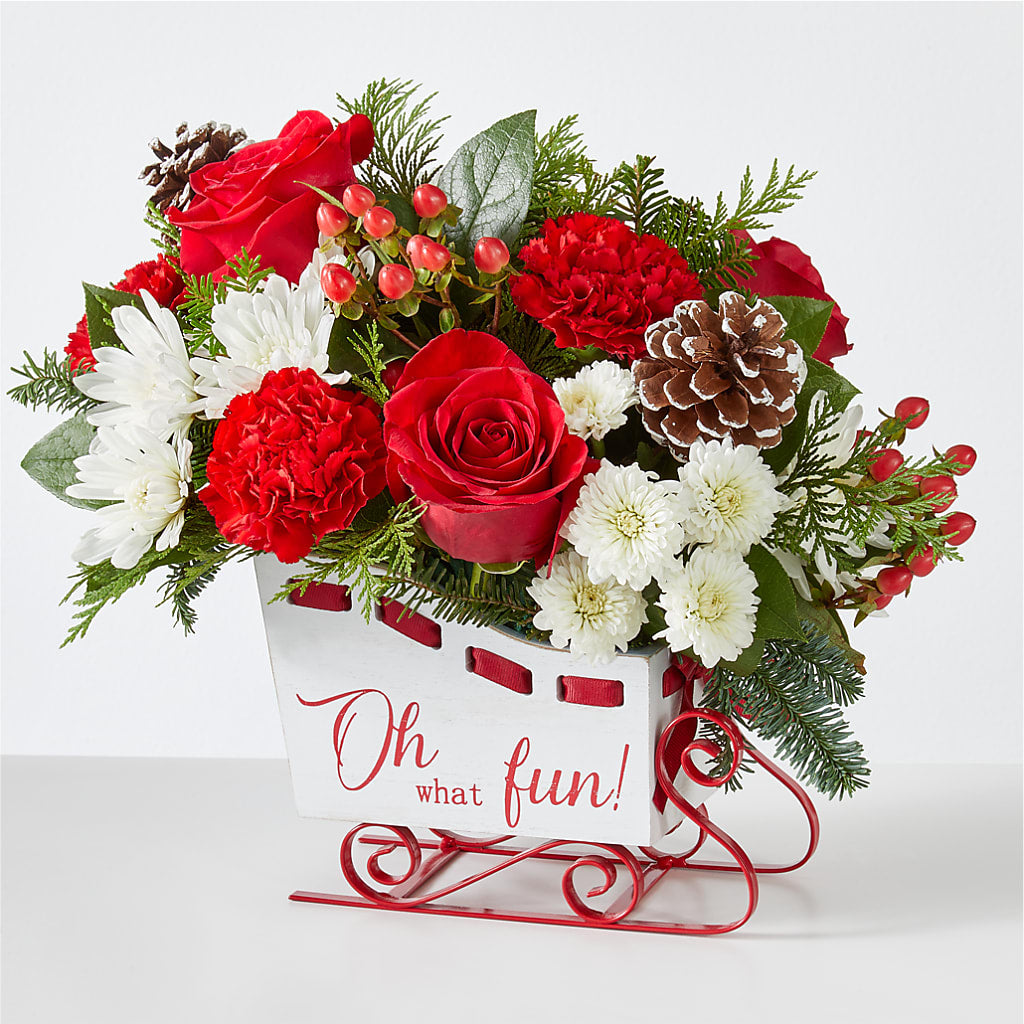 Sleigh Bells Bouquet – Halstead Floral At The Plaza, Halstead KS