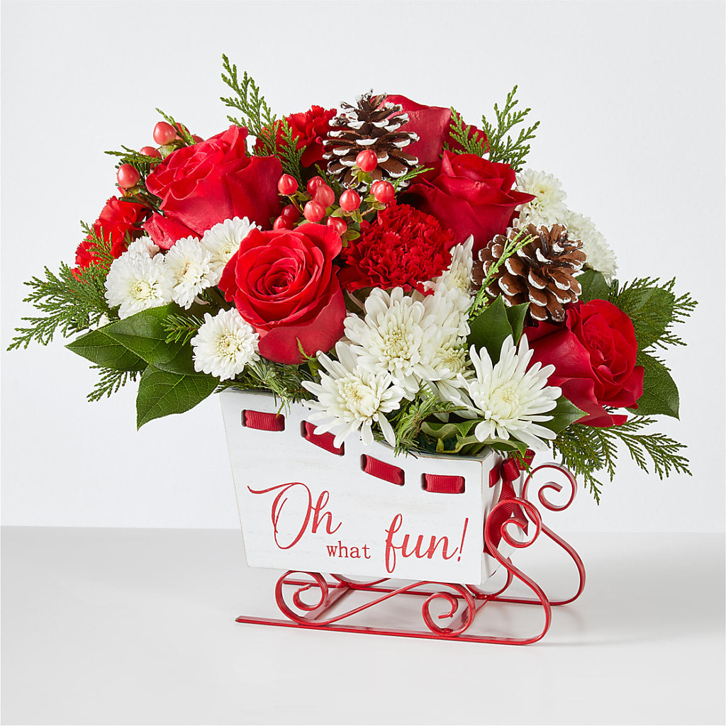 Sleigh Bells Bouquet – Halstead Floral At The Plaza, Halstead KS