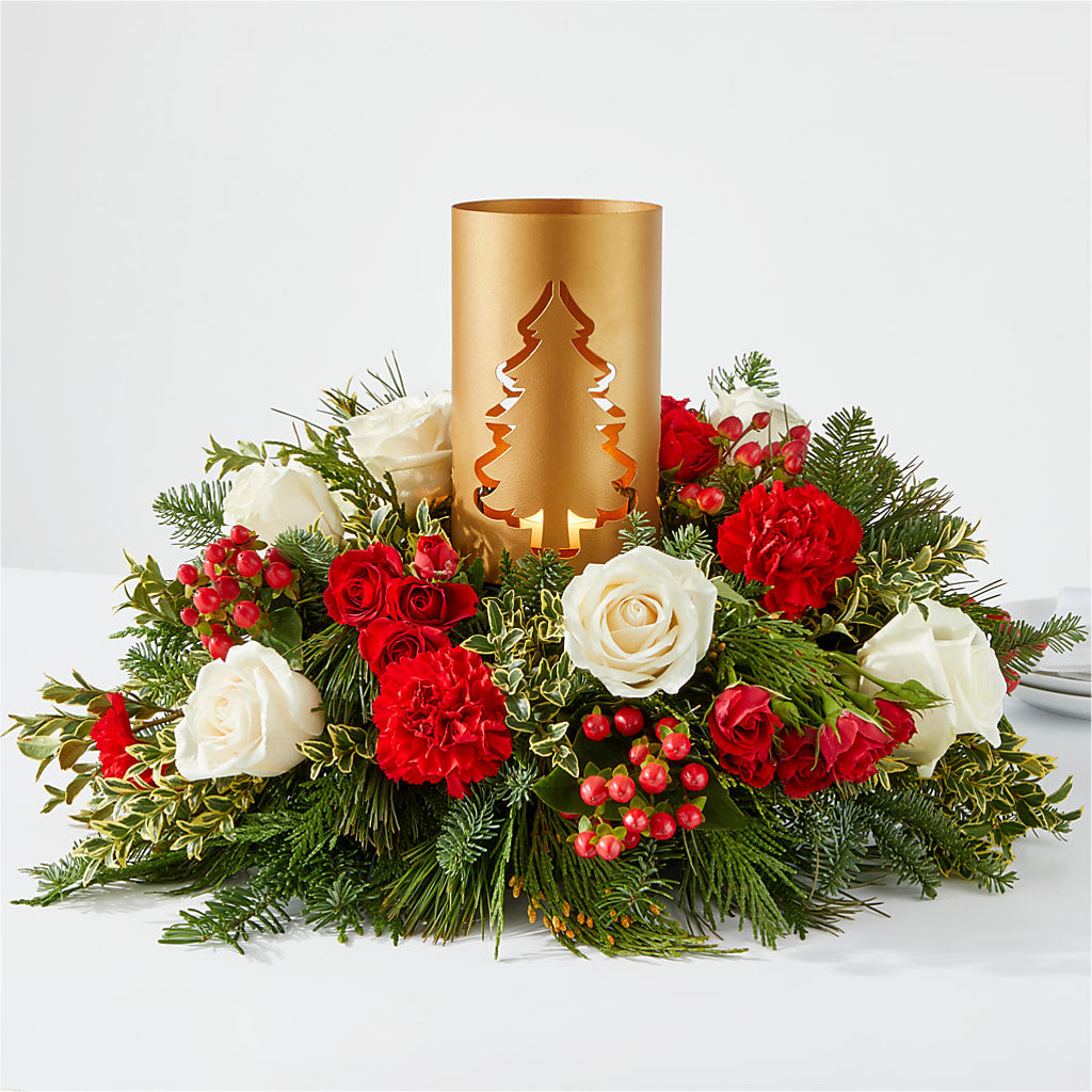December Dreams Centerpiece – Halstead Floral At The Plaza, Halstead KS