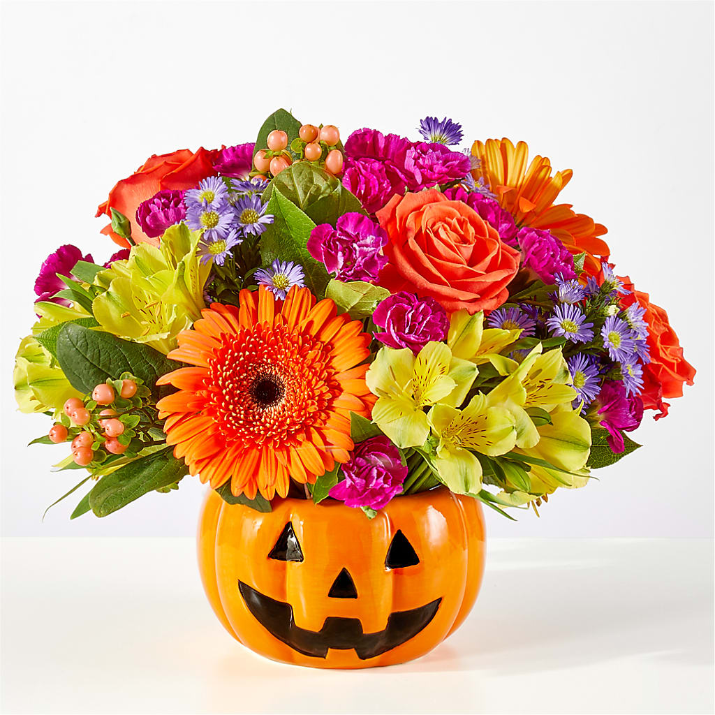 Tricks & Treats Pumpkin – Halstead Floral At The Plaza, Halstead KS