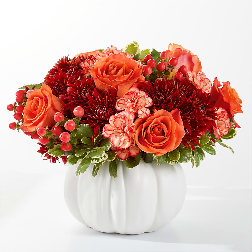 Autumn Air Pumpkin Bouquet – Halstead Floral At The Plaza, Halstead KS