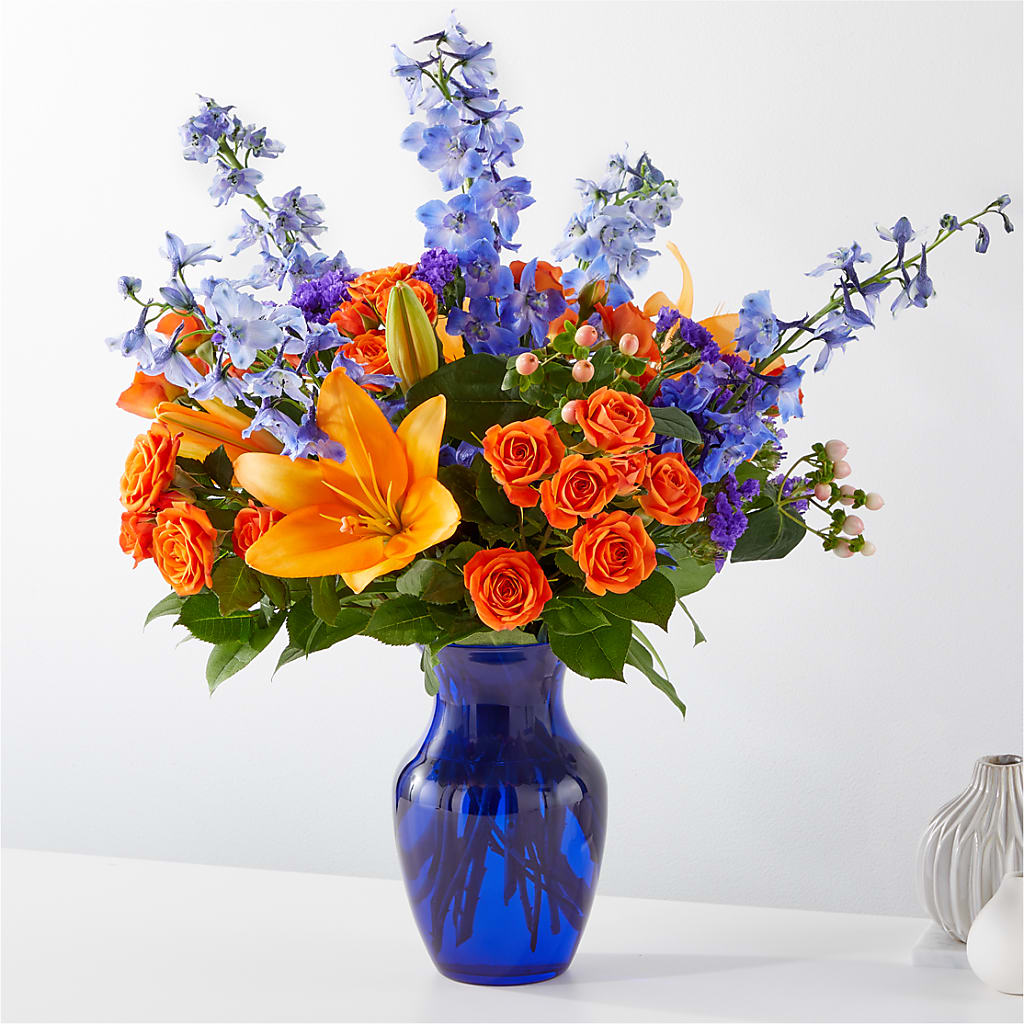 Radiant Citrus Bouquet – Halstead Floral At The Plaza, Halstead KS