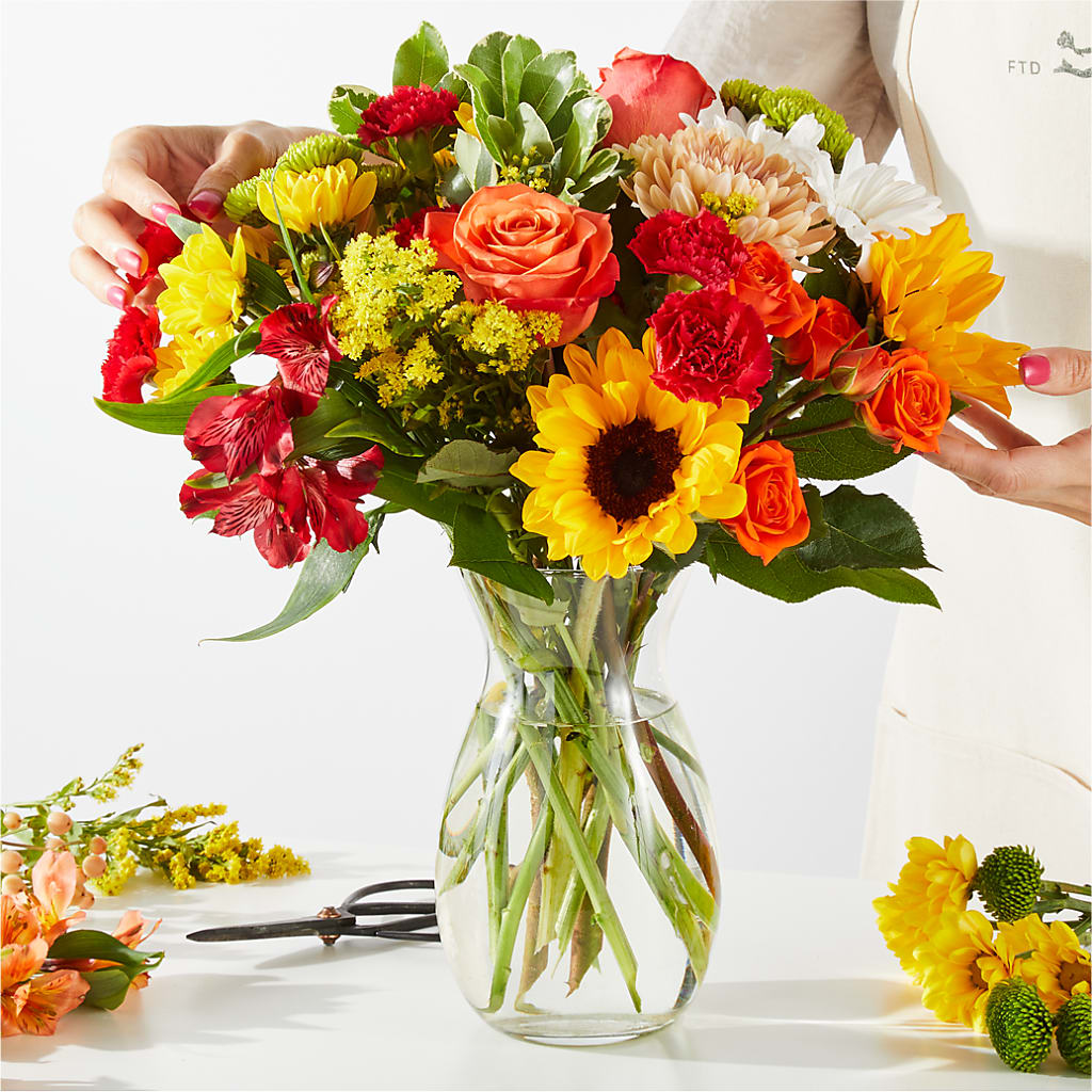 Fall Delight – A Florist Original – Halstead Floral At The Plaza, Halstead KS
