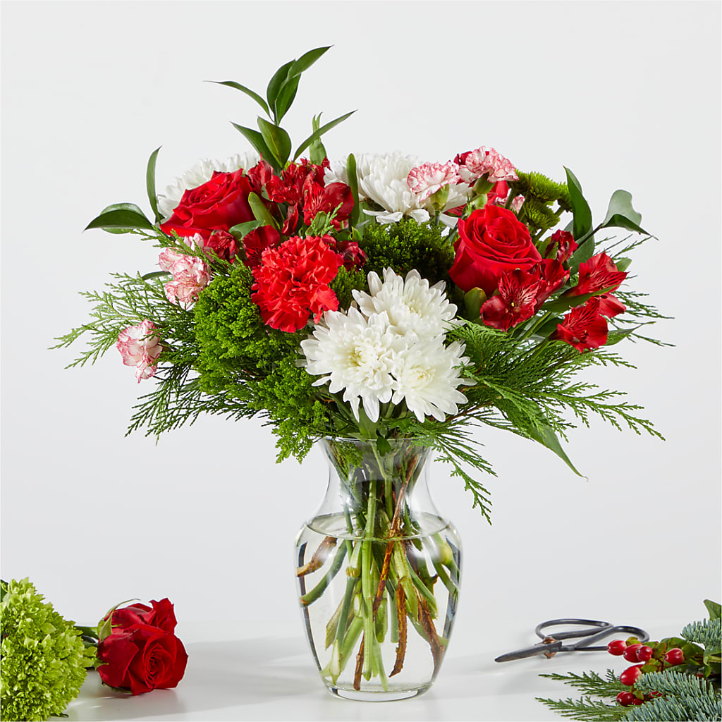 Merry Moment Bouquet – A Florist Original – Halstead Floral At The Plaza, Halstead KS