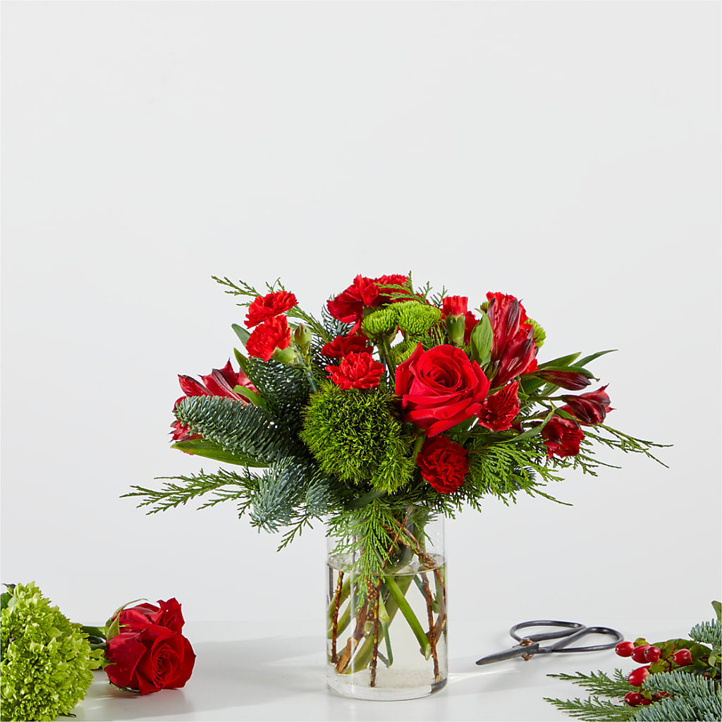 Merry Moment Bouquet – A Florist Original – Halstead Floral At The Plaza, Halstead KS