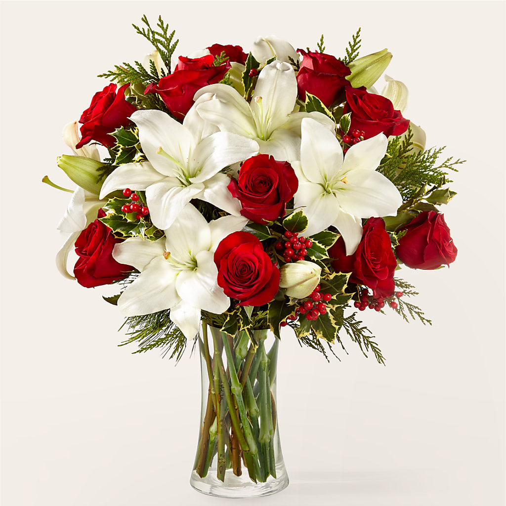 Sparkling Snowflakes Bouquet – Halstead Floral At The Plaza, Halstead KS