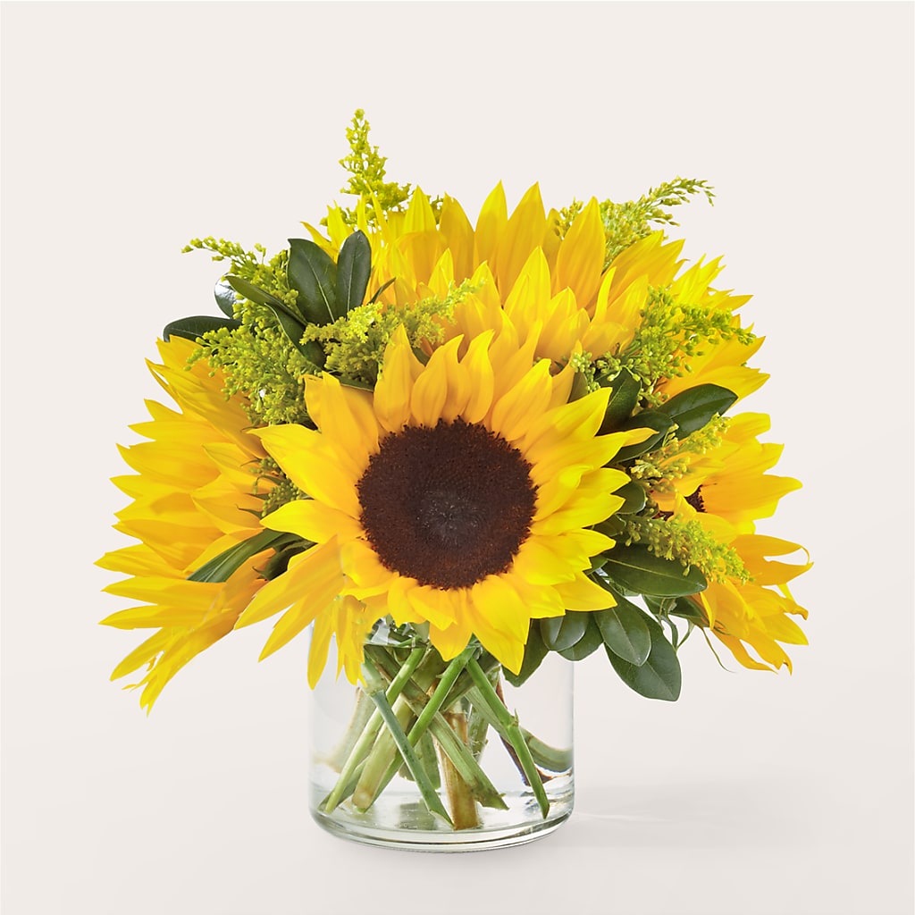 Beaming Sunflower Bouquet – Halstead Floral At The Plaza, Halstead KS