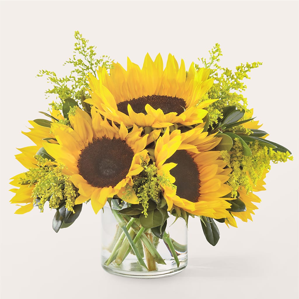 Beaming Sunflower Bouquet – Halstead Floral At The Plaza, Halstead KS