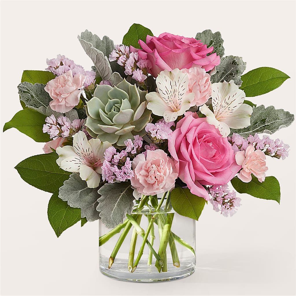 Dusty Rose Bouquet – Halstead Floral At The Plaza, Halstead KS
