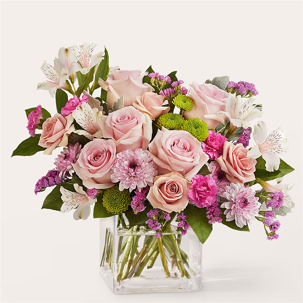 Pink Suede Bouquet – Halstead Floral At The Plaza, Halstead KS
