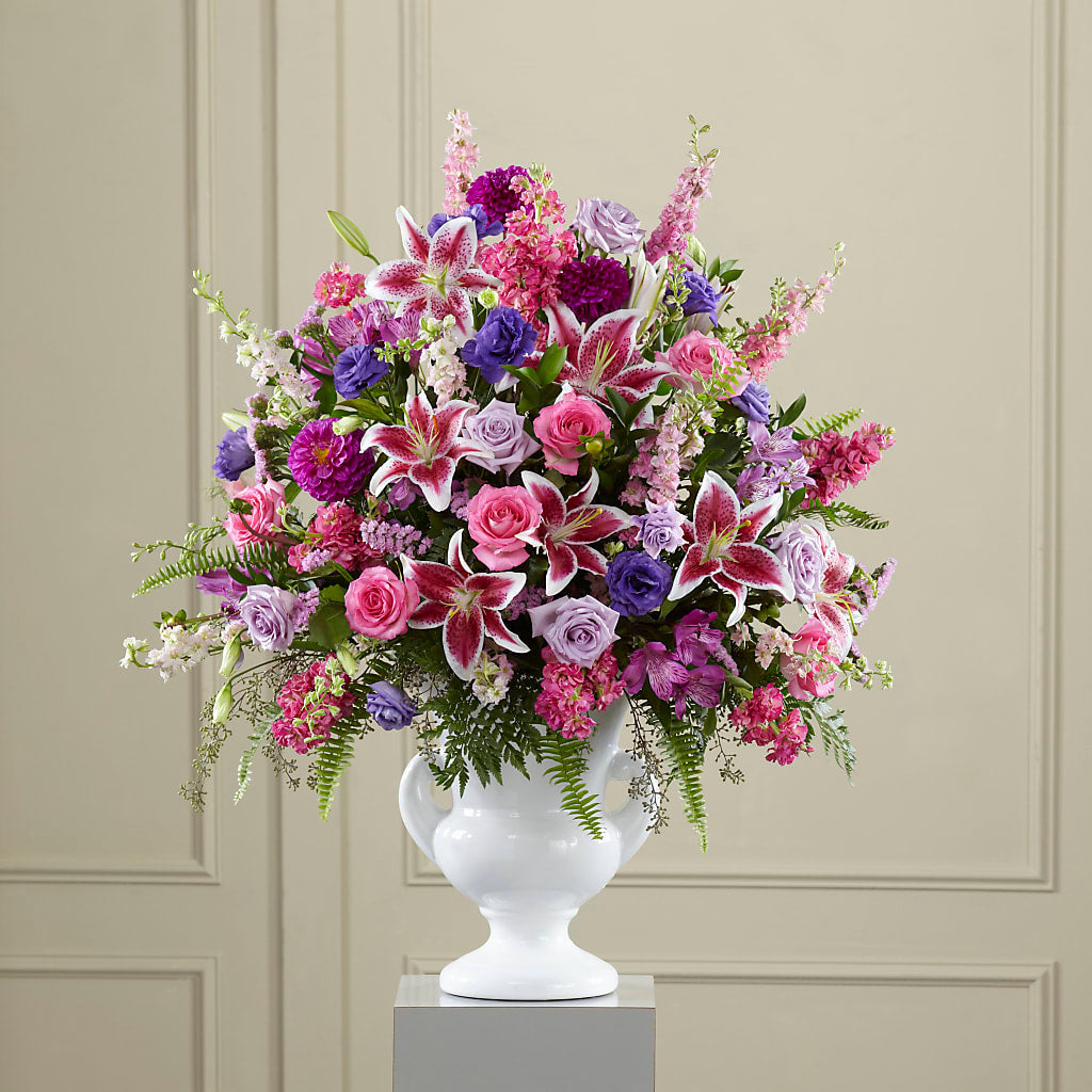 Peaceful Tribute Arrangement – Halstead Floral At The Plaza, Halstead KS