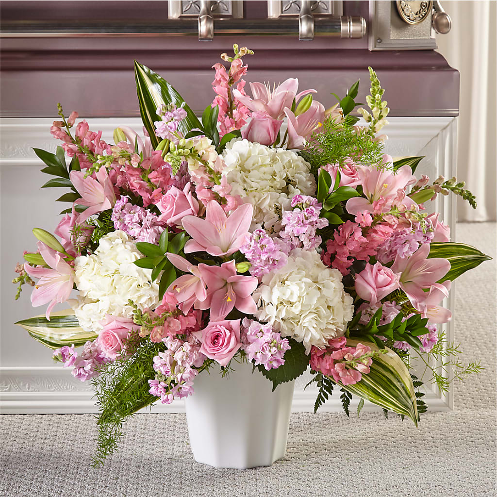 Simply Serene Floor Basket – Halstead Floral At The Plaza, Halstead KS