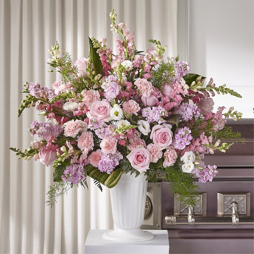 Divine Comfort Arrangement – Halstead Floral At The Plaza, Halstead KS