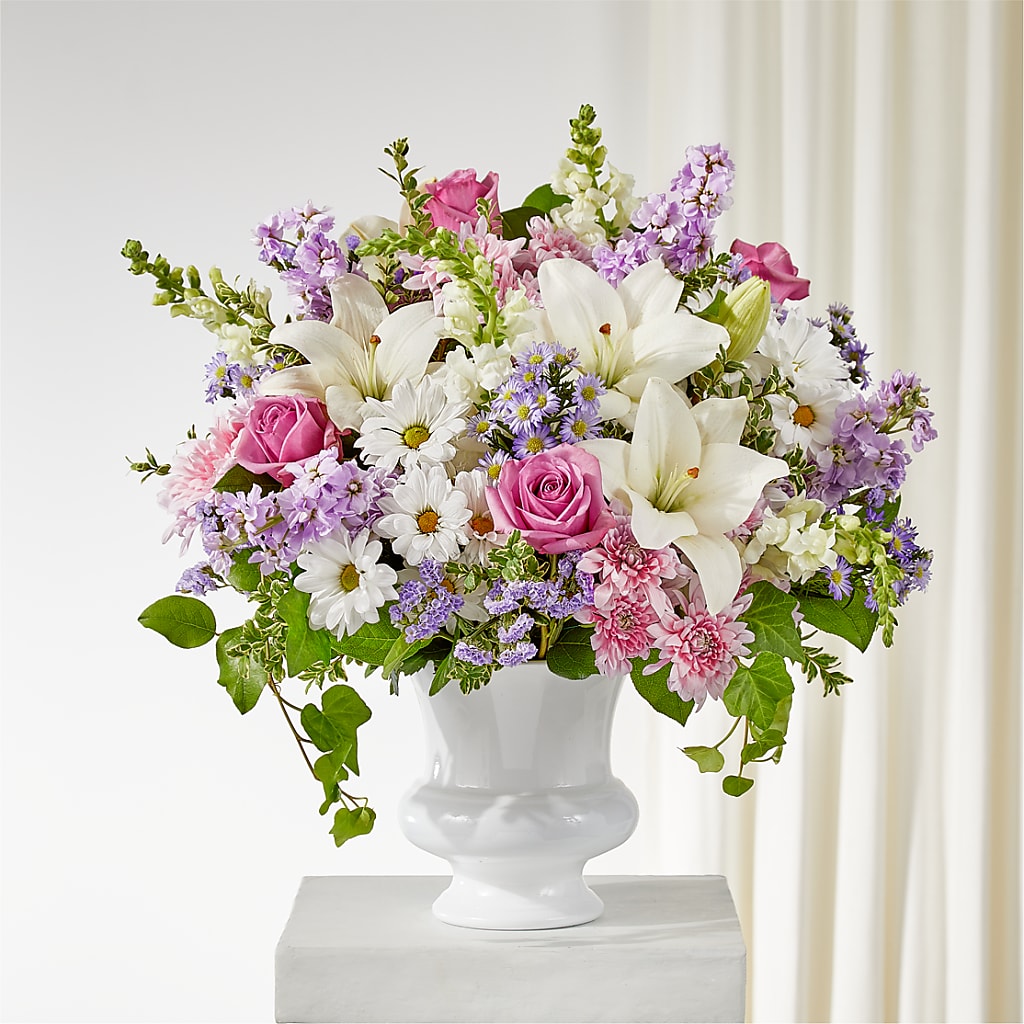Remarkable Life Urn Arrangement – Halstead Floral At The Plaza, Halstead KS