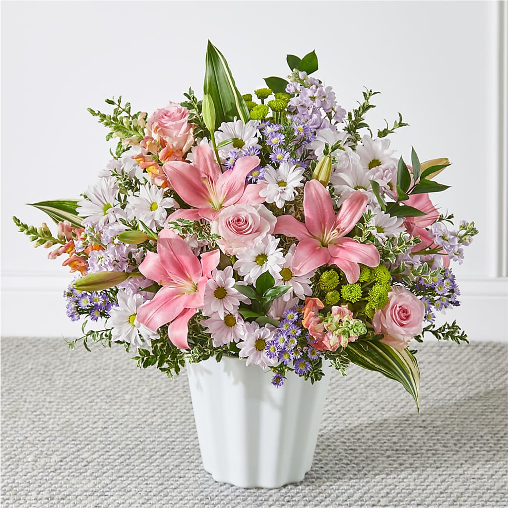 Abundant Compassion Floor Basket – Halstead Floral At The Plaza, Halstead KS