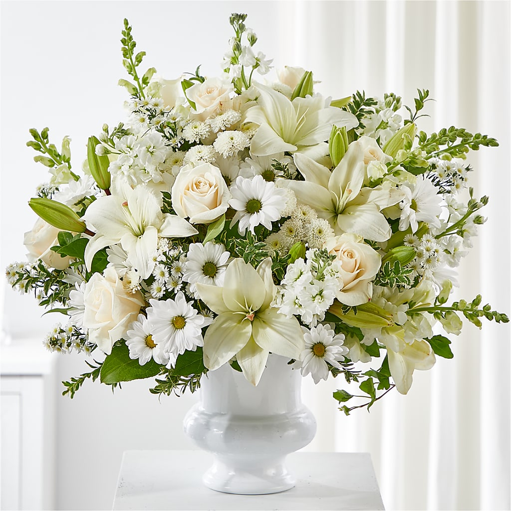 Uplifting Urn Arrangement – Halstead Floral At The Plaza, Halstead KS