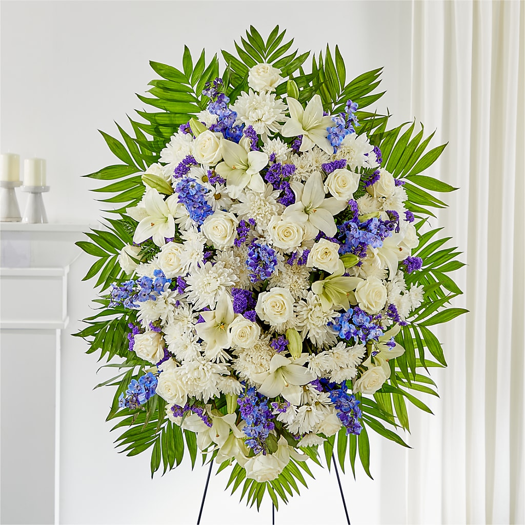 At Rest Standing Spray – Halstead Floral At The Plaza, Halstead KS