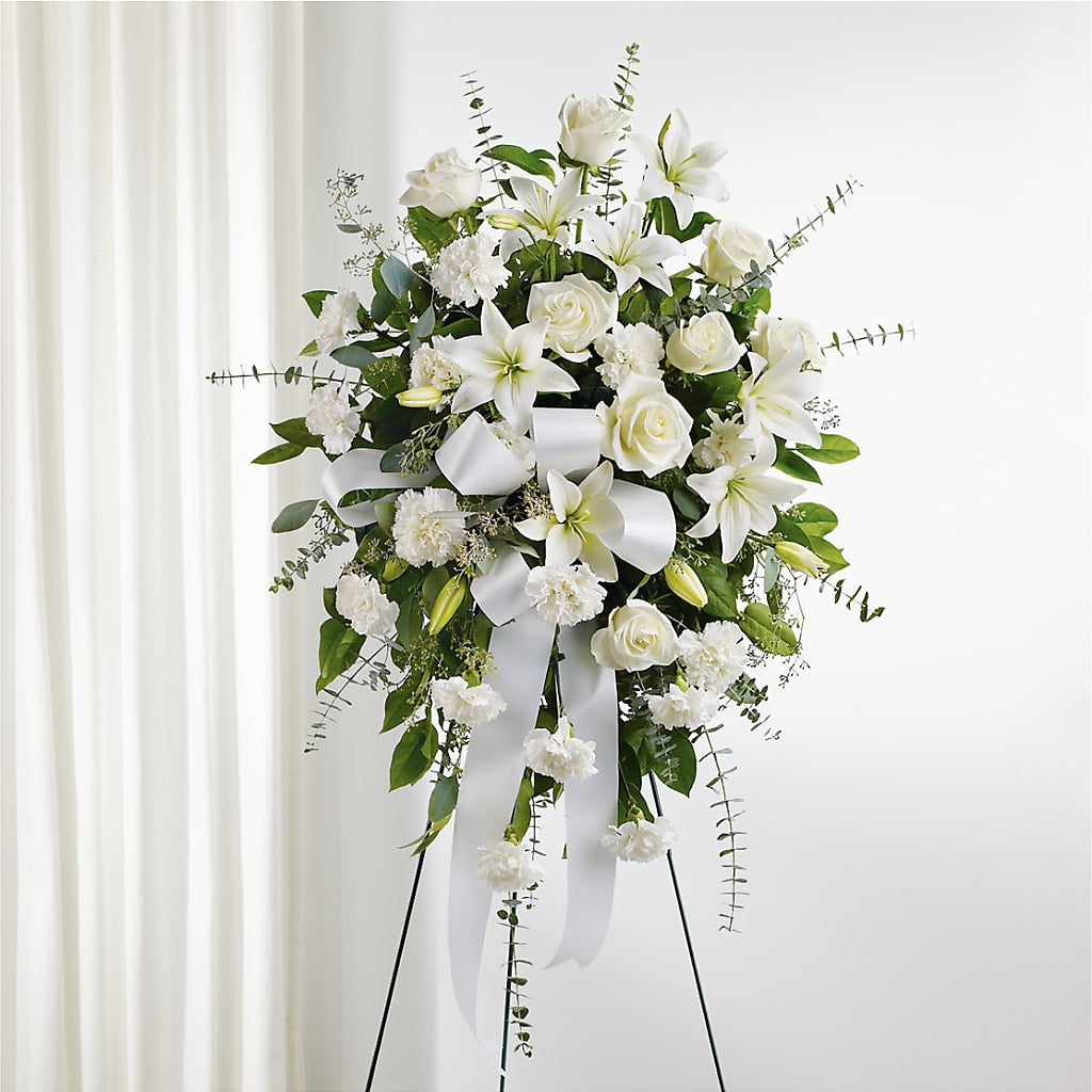 With Care Standing Spray – Halstead Floral At The Plaza, Halstead KS