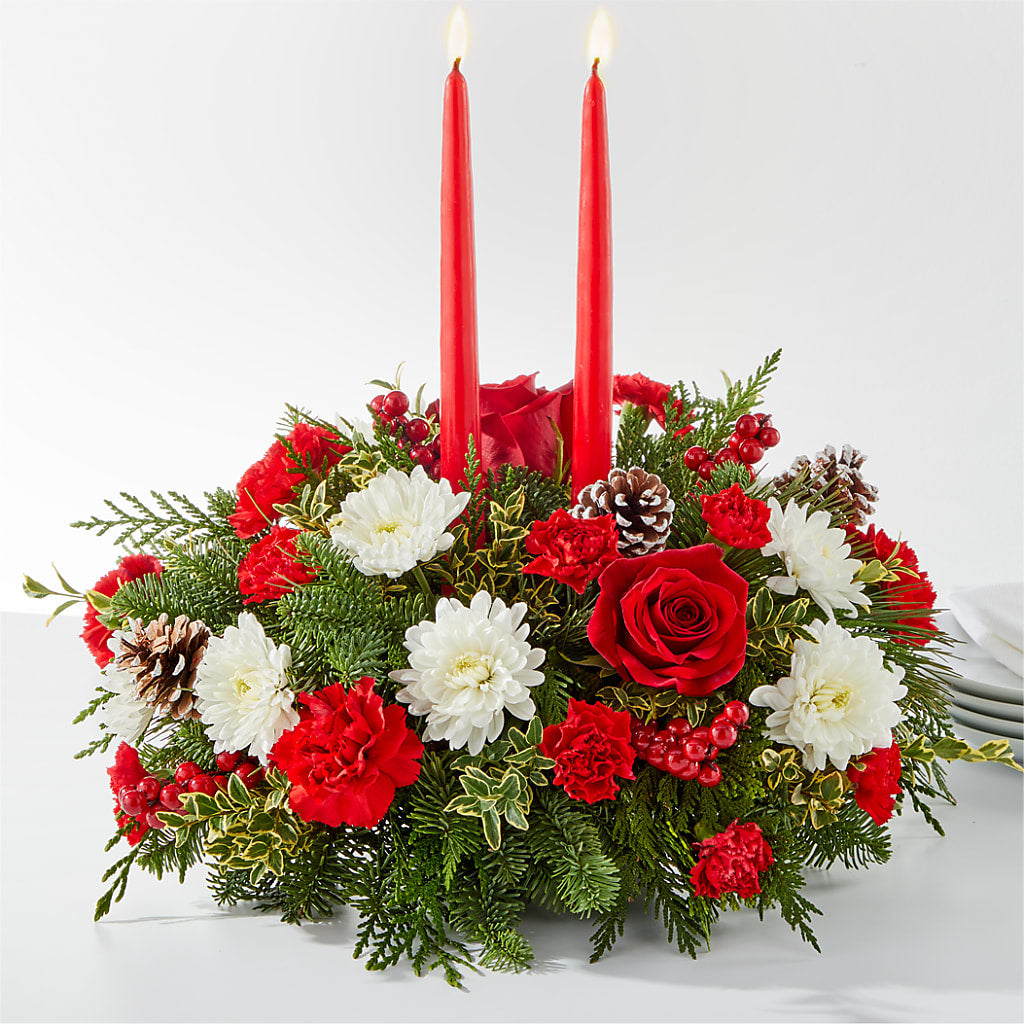 Holiday Soiree Centerpiece – Halstead Floral At The Plaza, Halstead KS