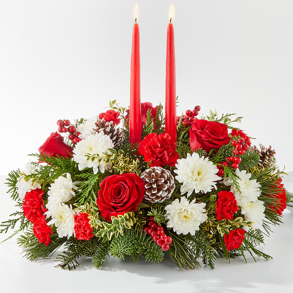 Holiday Soiree Centerpiece – Halstead Floral At The Plaza, Halstead KS