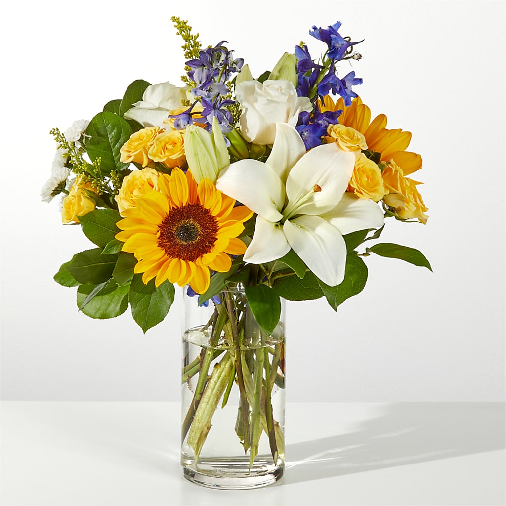 Wonderfully Sunny Bouquet – Halstead Floral At The Plaza, Halstead KS