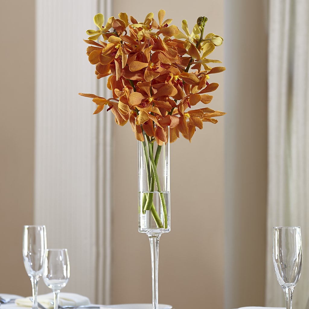 Orange Mokara Bouquet – Halstead Floral At The Plaza, Halstead KS