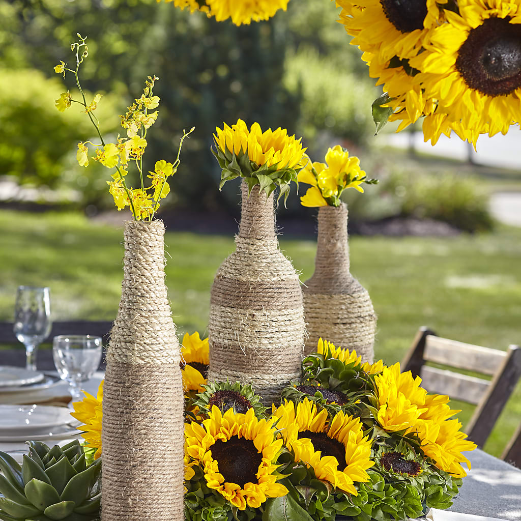 Sublime Garden Centerpiece – Halstead Floral At The Plaza, Halstead KS