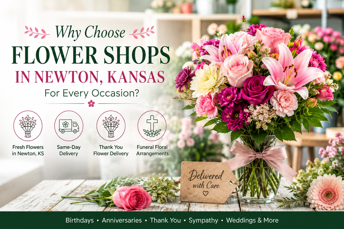 Why Choose Flower Shops in Newton, Kansas For Every Occasion