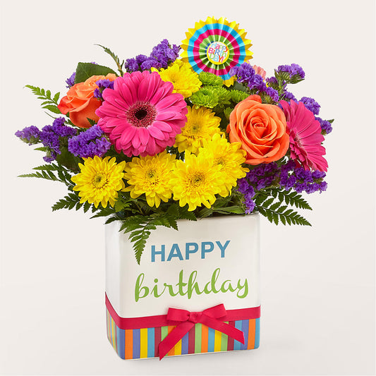 Birthday Brights Bouquet –  Halstead Floral At The Plaza, Halstead KS