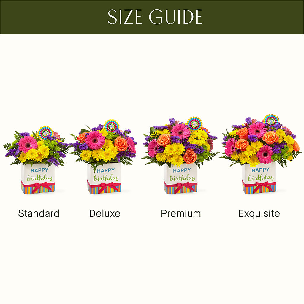 Birthday Brights Bouquet –  Halstead Floral At The Plaza, Halstead KS