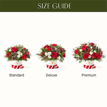 Jolly Snowman Bouquet –  Halstead Floral At The Plaza, Halstead KS