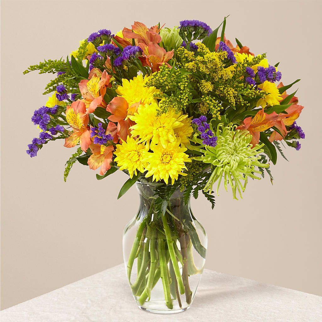 Marmalade Skies Bouquet –  Halstead Floral At The Plaza, Halstead KS
