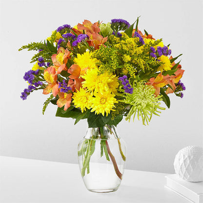 Marmalade Skies Bouquet –  Halstead Floral At The Plaza, Halstead KS