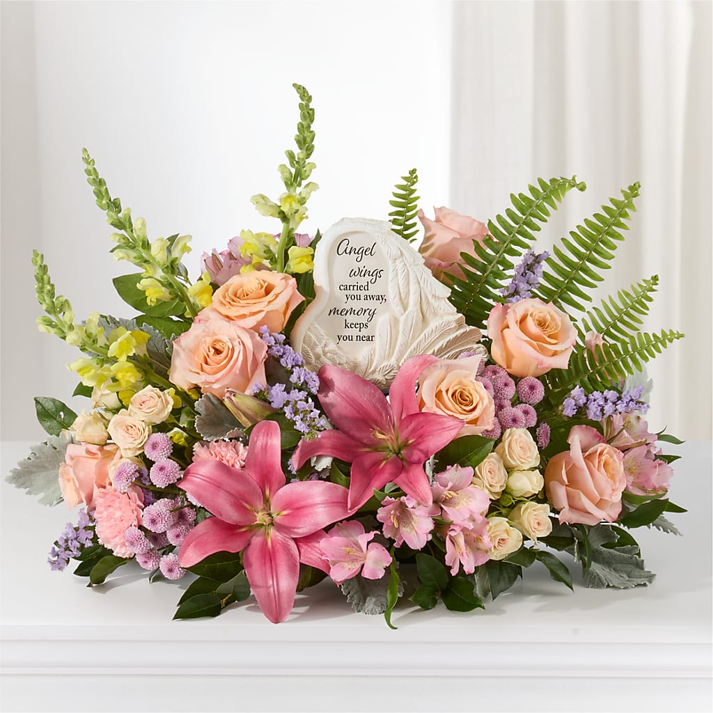 Gentle Light Arrangement –  Halstead Floral At The Plaza, Halstead KS