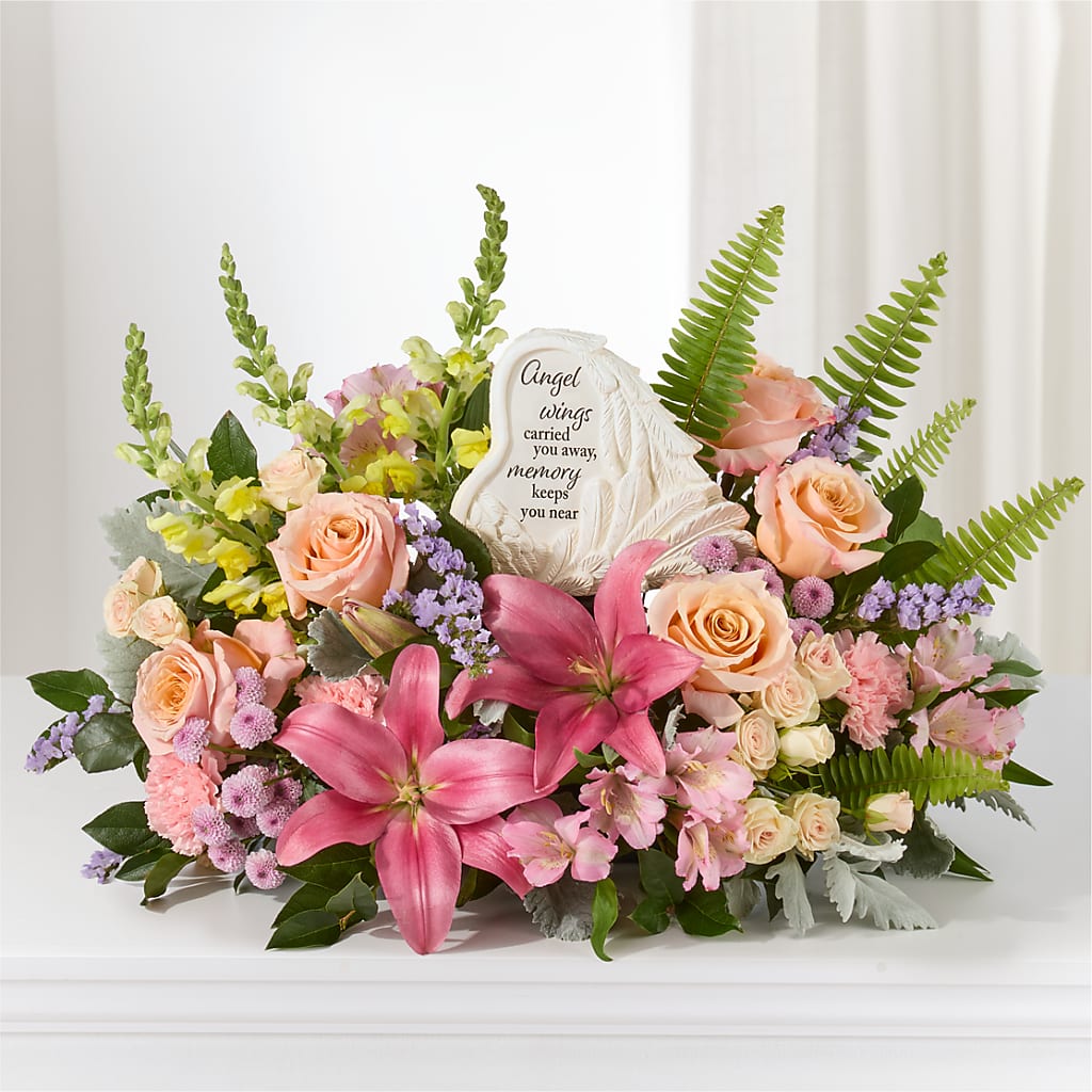 Gentle Light Arrangement –  Halstead Floral At The Plaza, Halstead KS