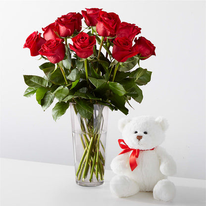 Romantic Long Stem Red Rose Bouquet Bundles –  Halstead Floral At The Plaza, Halstead KS