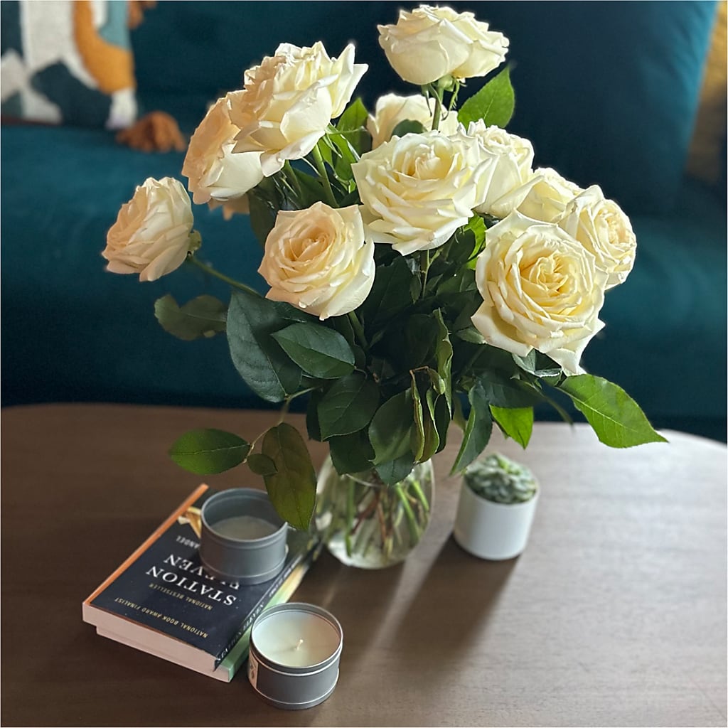 Long Stem Yellow Rose Bouquet –  Halstead Floral At The Plaza, Halstead KS
