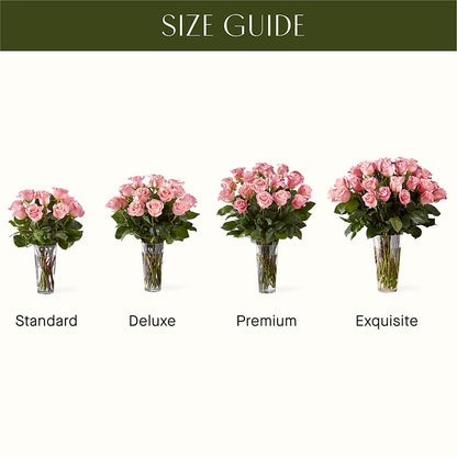 Long Stem Pink Rose Bouquet –  Halstead Floral At The Plaza, Halstead KS