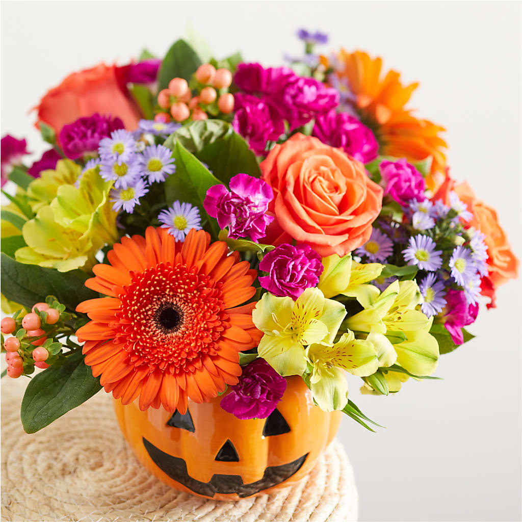 Tricks & Treats Pumpkin –  Halstead Floral At The Plaza, Halstead KS