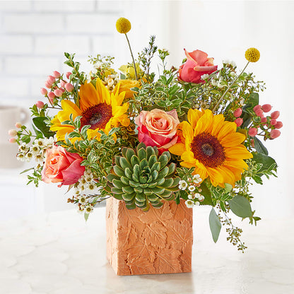 Sunflower Season Bouquet –  Halstead Floral At The Plaza, Halstead KS
