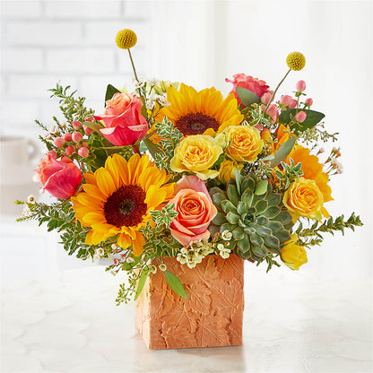 Sunflower Season Bouquet –  Halstead Floral At The Plaza, Halstead KS
