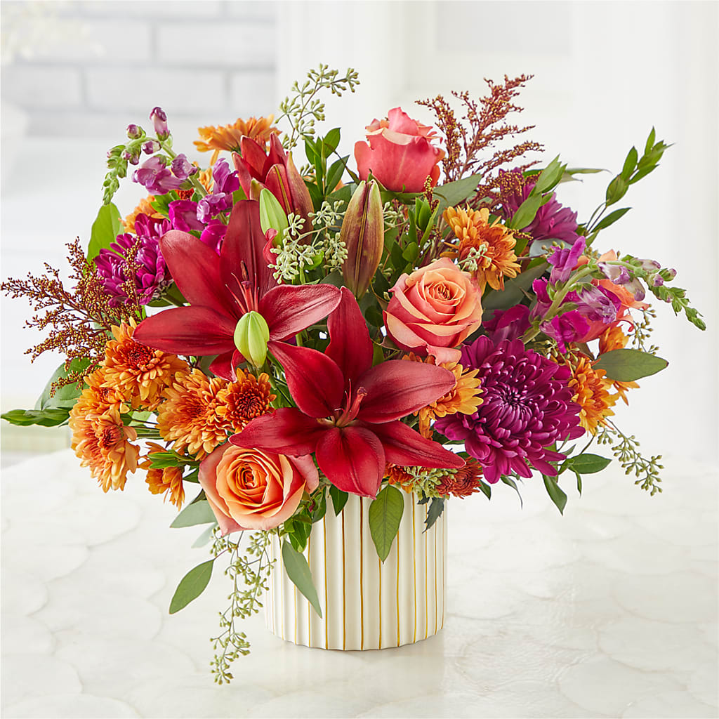 Burgundy Landscape Bouquet –  Halstead Floral At The Plaza, Halstead KS