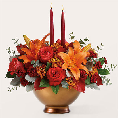 Fruits of Fall Centerpiece –  Halstead Floral At The Plaza, Halstead KS