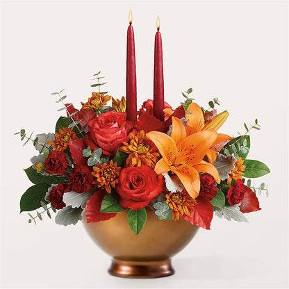 Fruits of Fall Centerpiece –  Halstead Floral At The Plaza, Halstead KS