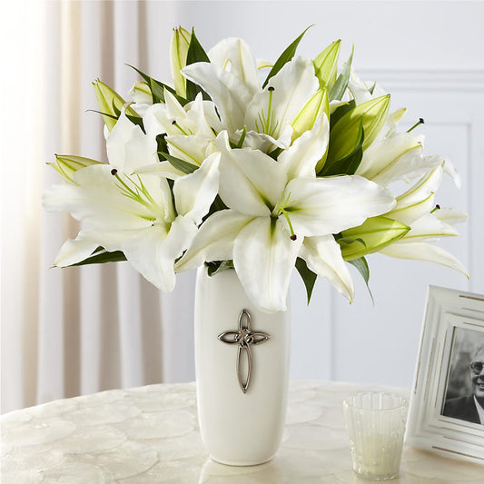 Faithful Blessings Bouquet –  Halstead Floral At The Plaza, Halstead KS
