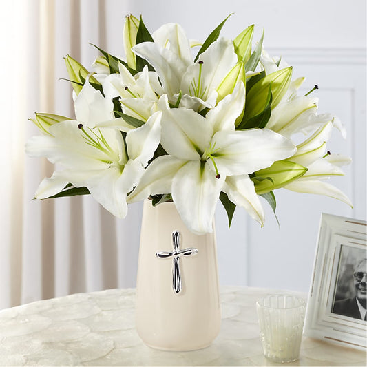 Faithful Blessings Bouquet –  Halstead Floral At The Plaza, Halstead KS