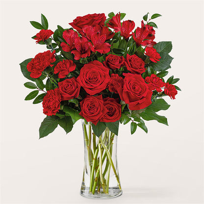 Brilliant Ruby Bouquet –  Halstead Floral At The Plaza, Halstead KS
