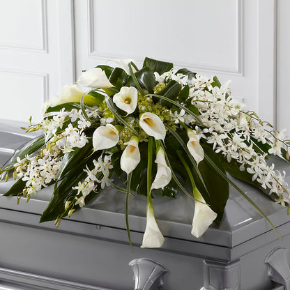 Angel Wings Casket Spray –  Halstead Floral At The Plaza, Halstead KS
